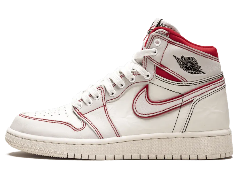 Air Jordan 1 Retro High OG GS Sail Phantom Red (575441-160)