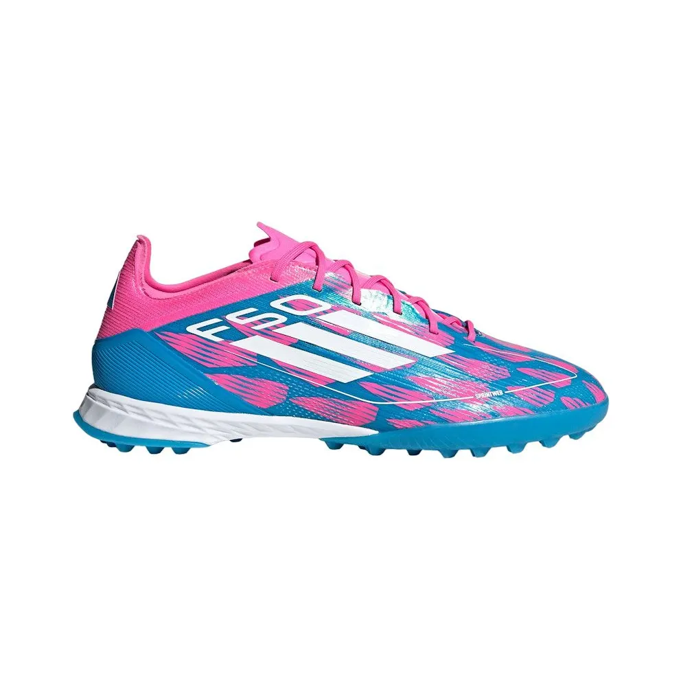 adidas F50 Pro Turf Solar Blue Cloud White Solar Pink (IH8049)