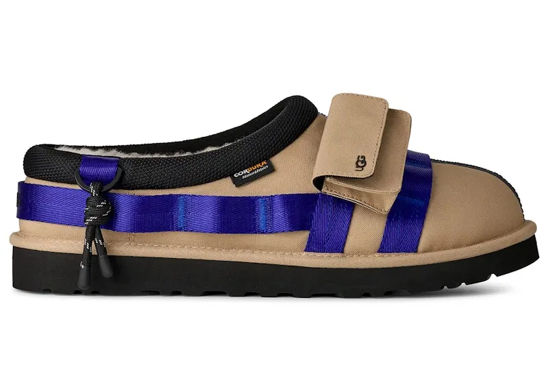 UGG Tasman Wildwood Slide Sand Regal Blue (1180110-SDRG)