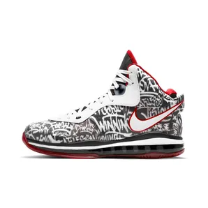Nike LeBron 8 Graffiti “Black / Sport Red / White” (DD8306-001)