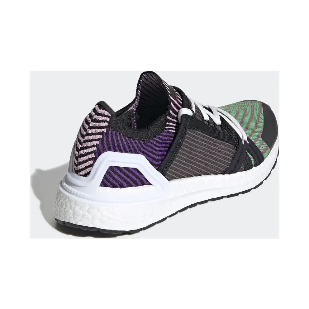 adidas Ultra Boost 20 Stella McCartney Semi Flash Green Sharp Purple (W) Core Black/Semi Flash Green/Sharp Purple (FU8975)