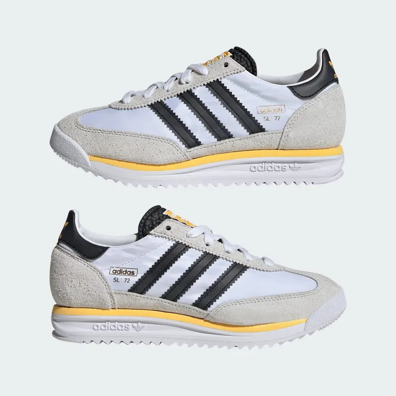 Adidas SL 72 RS GS “Cloud White Core Black Spark” (IH8077)