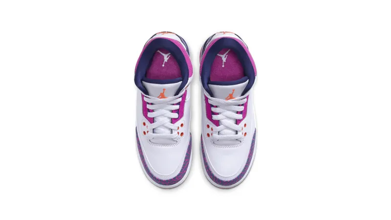 Jordan 3 Retro Barely Grape (GS) Barely Grape/Hyper Crimson-Fire Pink (441140-500)