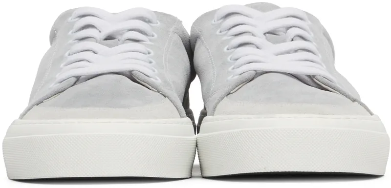 John Elliott Grey Suede Haze Low Sneakers (J024Q26658A)