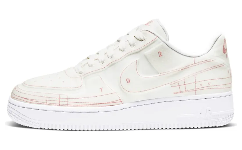 Nike Air Force 1 07 LX “Summit White / University Red / White” (CI3445-100)