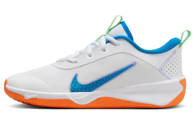 Nike Omni Multi-Court White Vapor Green Total Orange Photo Blue (DM9027-107)