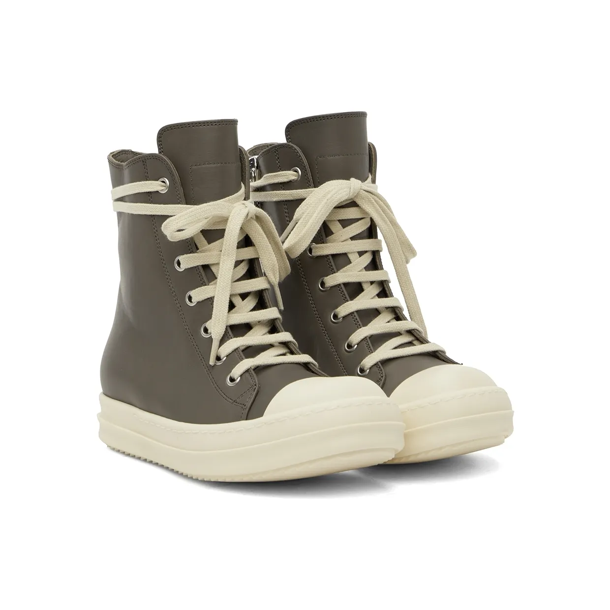 Rick Owens Gray Strobe Sneakers (RP02B6890 LCG) (4)