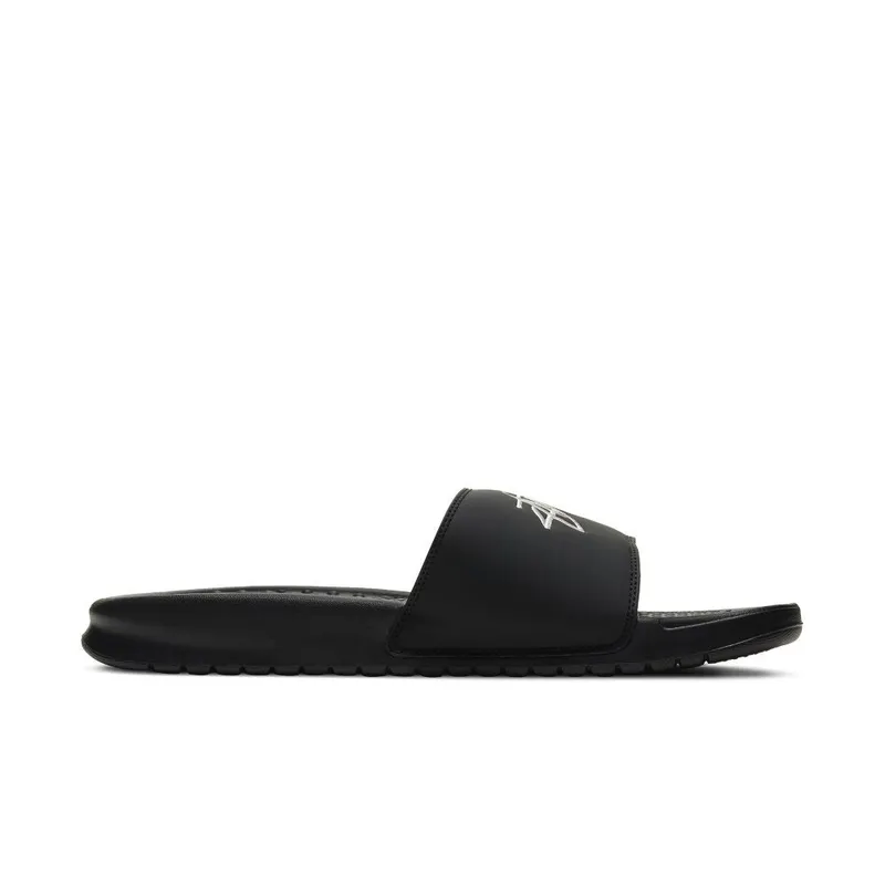 Nike Benassi Stussy Black Black/Black/White (DC5239-001)