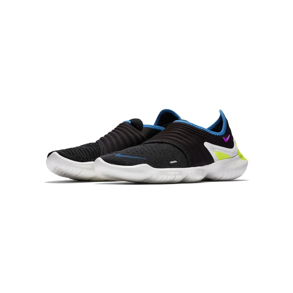 Nike Free RN Flyknit 3.0 Black Laser Orange Black Laser Orange Hyper Violet (AQ5707-003)