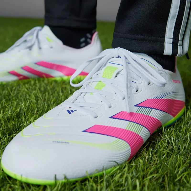 adidas Predator League FG/MG Cloud White Lucid Pink Lucid Lemon (ID1330)