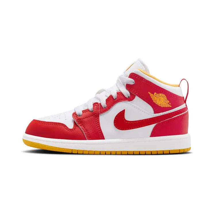 Air Jordan One Mid Speed Red / White / Gold (IM6563-624)