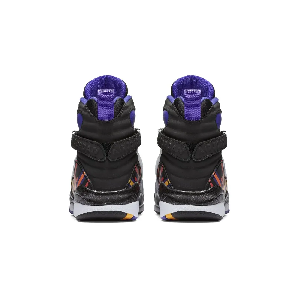 Jordan 8 Retro Three Peat (GS) White/Infrared 23-Black-Bright Concord (305368-142)