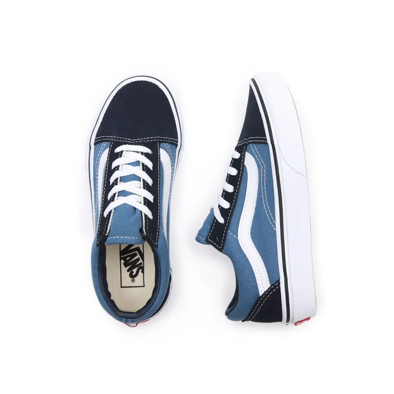 Vans Kids Navy Old Skool Little Kids (VN000W9TNWD1)
