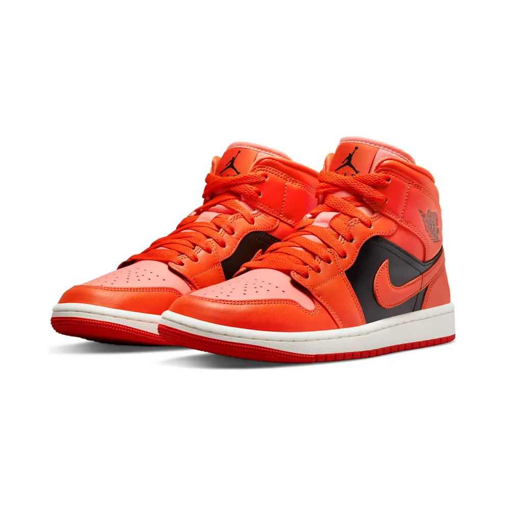 Air Jordan 1 Mid Orange Black (DM3381-600)