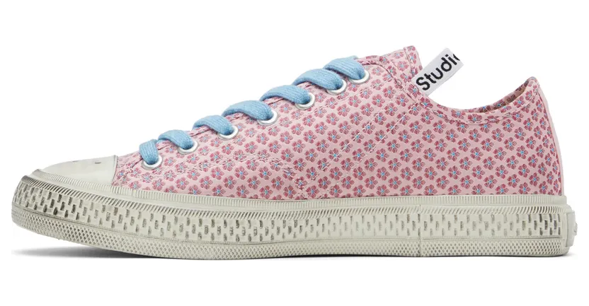 Acne Studios Pink & Blue Ballow Jacquard Alina Sneakers (AD0466-) (3)