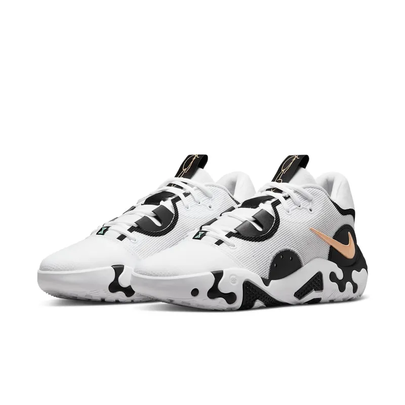 Nike PG 6 White Black Orange Chalk (DC1974-101)