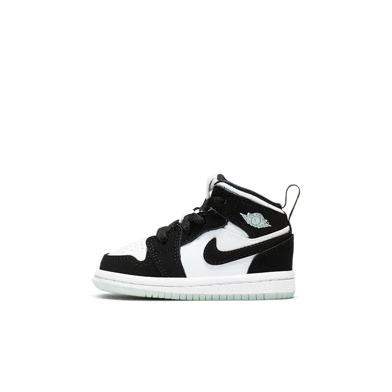 Jordan 1 Mid White Black Teal Tint (TD) White/Black-Teal Tint (BQ6933-103)