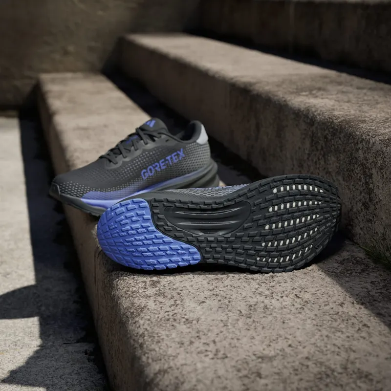 Adidas Supernova GORE-TEX Running Shoes Core Black / Grey / Cobalt Blue (ID6307)