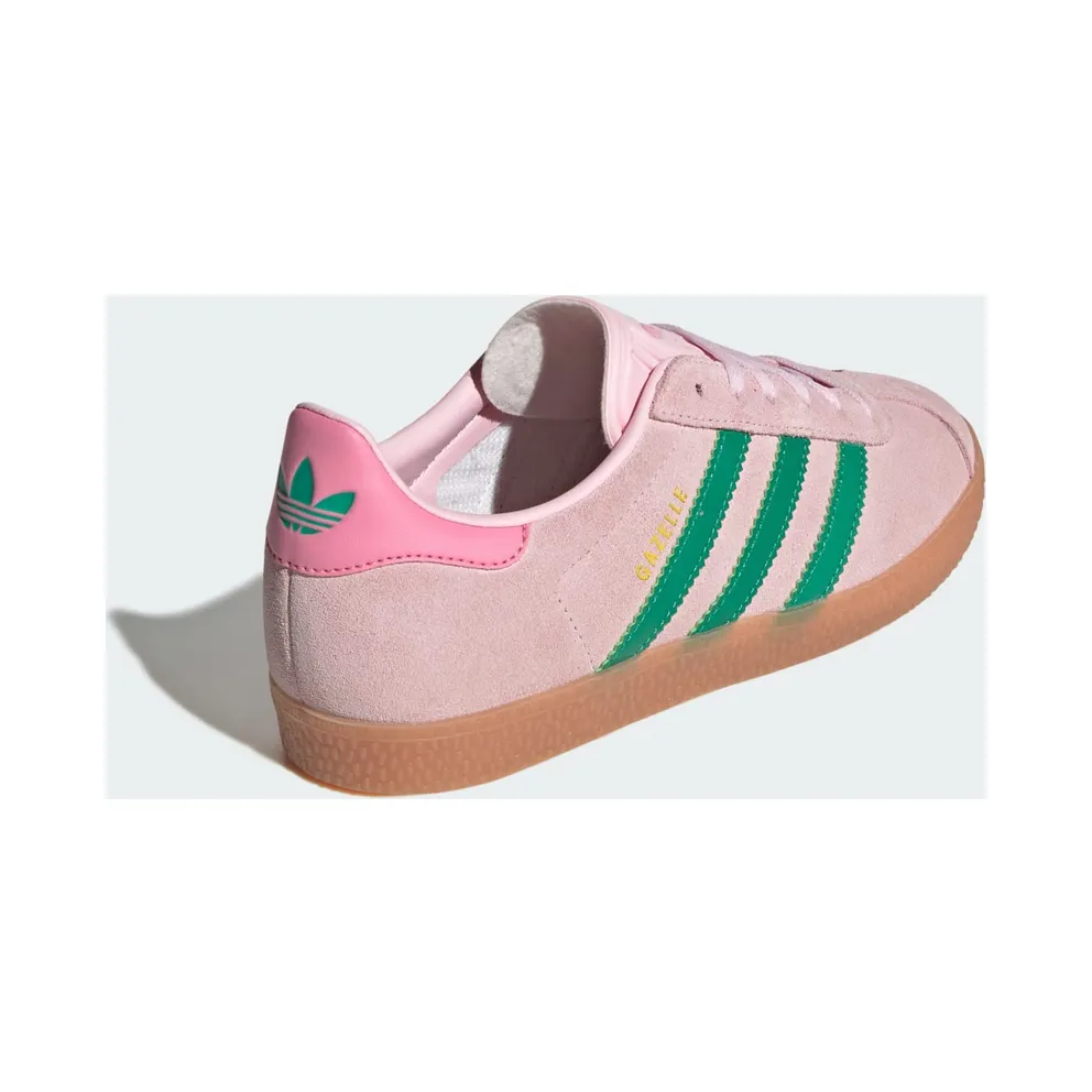Adidas Gazelle Kids Clear Pink / Court Green / Bliss Pink (JP7128)