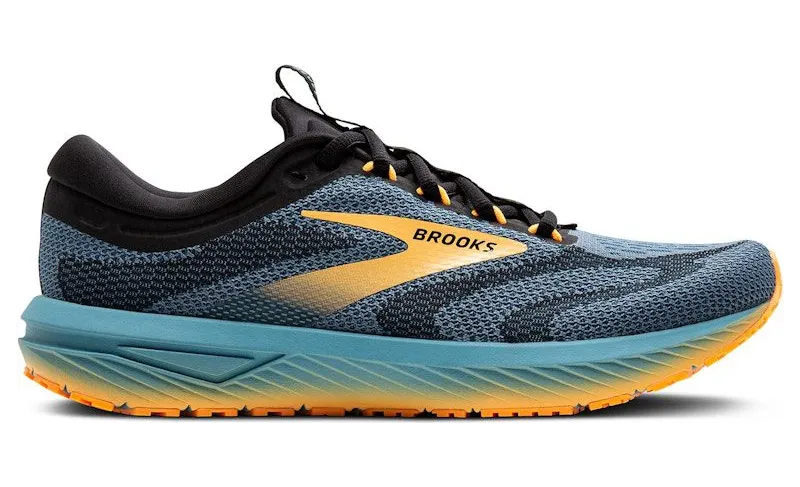 Brooks Revel 7 Storm Blue Black Orange Pop (110435-1D-484)