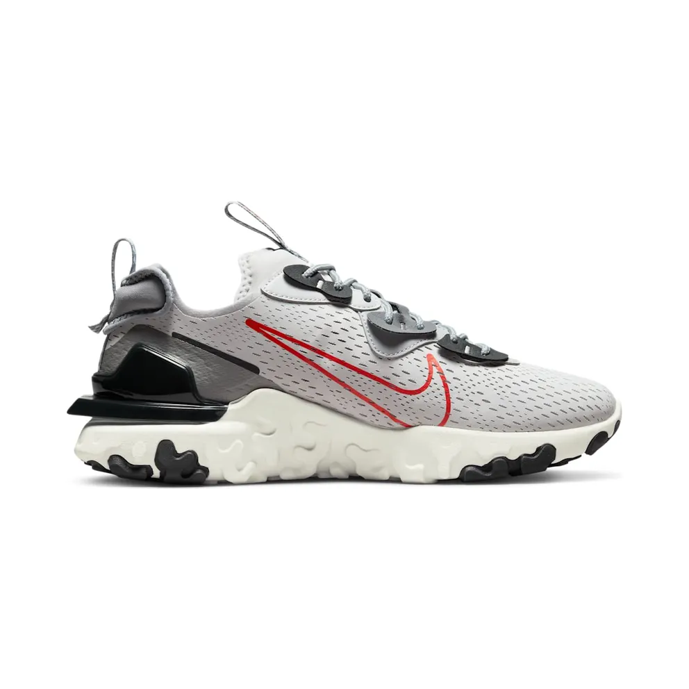 Nike React Visionen for Men Grey – “Grey Fog / Sail / Light Smoke Grey / Team Orange” (DR8611-001)