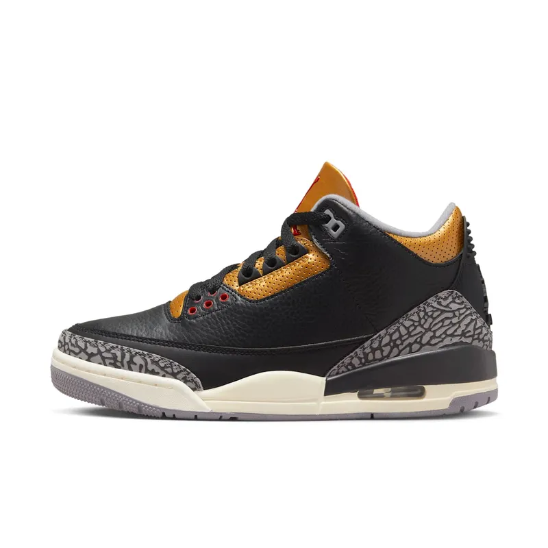 AIR Jordan 3 “Black Cement Gold” (CK9246-067)