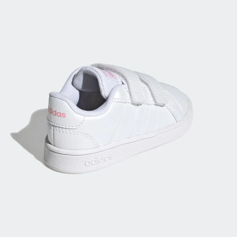 Adidas Grand Court Cloud White / Cloud White / Super Pop (GW4856)