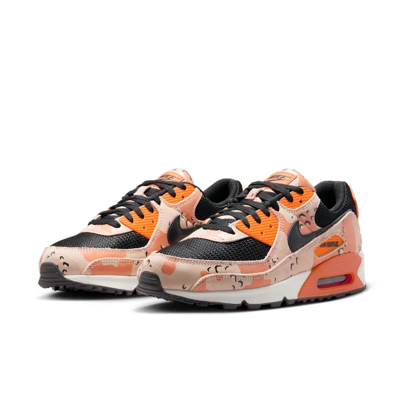 Nike Air Max 90 Premium “Bio Beige / Safety Orange / Phantom / Black” (IF1721-201)