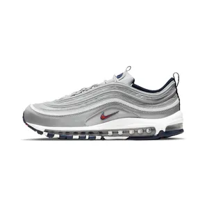 Nike Air Max 97 Puerto Rico “Metallic Silver / Midnight Navy / White / Varsity Red” (DH2319-001)