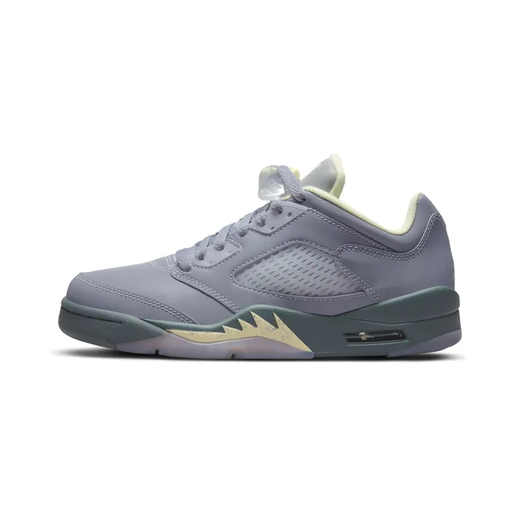 Air Jordan 5 Retro Low “Indigo Haze / Metallic Silver / Alabaster / Fire Red” (FJ4563-500)