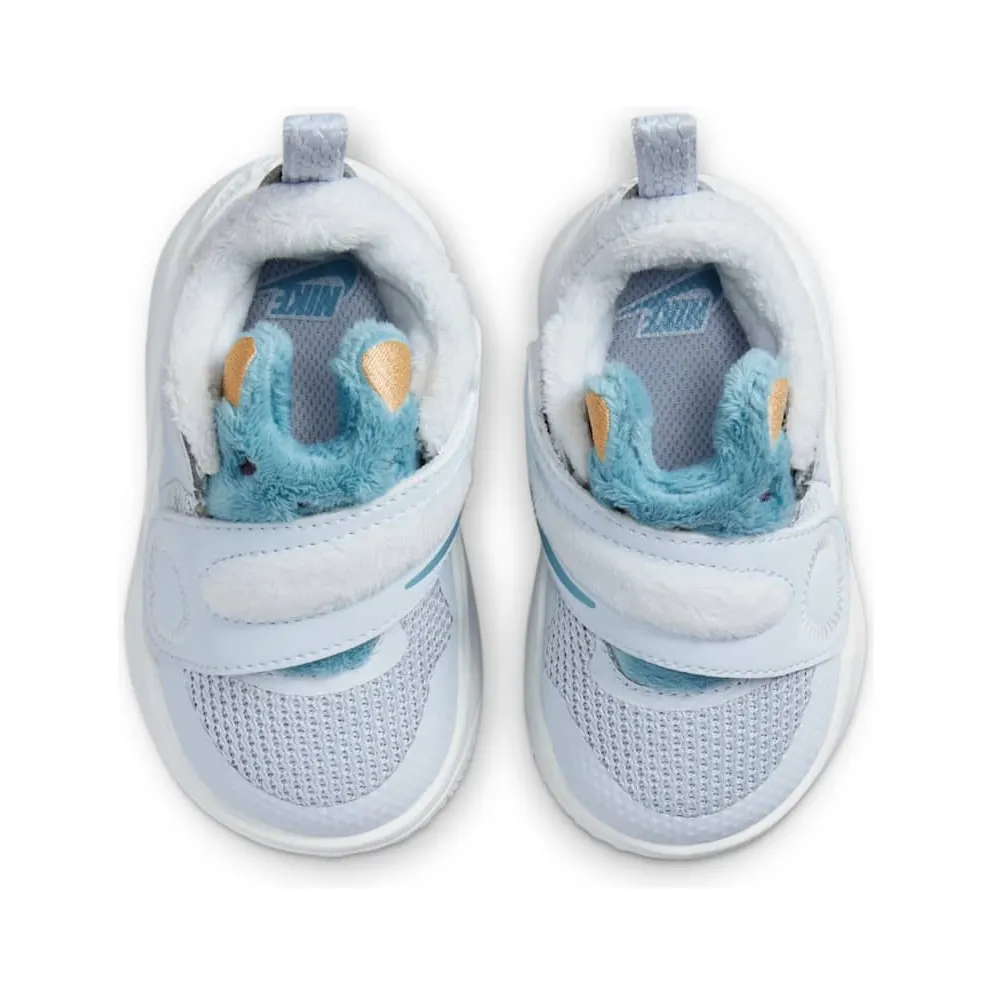Nike Team Hustle D 11 Football Grey Summit White Celestial Gold Denim Turquoise (FZ1247-001)
