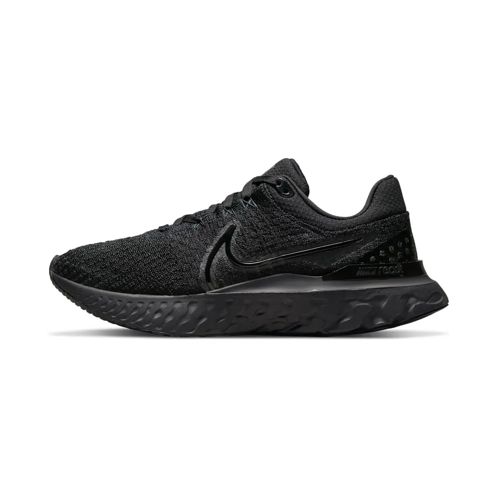 Nike React Infinity Run Flyknit 3 Straßenlaufschuh für Schwarz (DD3024-005)