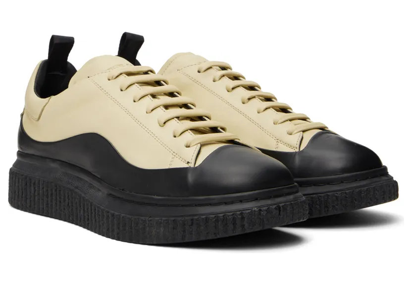 Officine Creative Beige & Black Krace Sneakers (OCUKRAC018) (4)