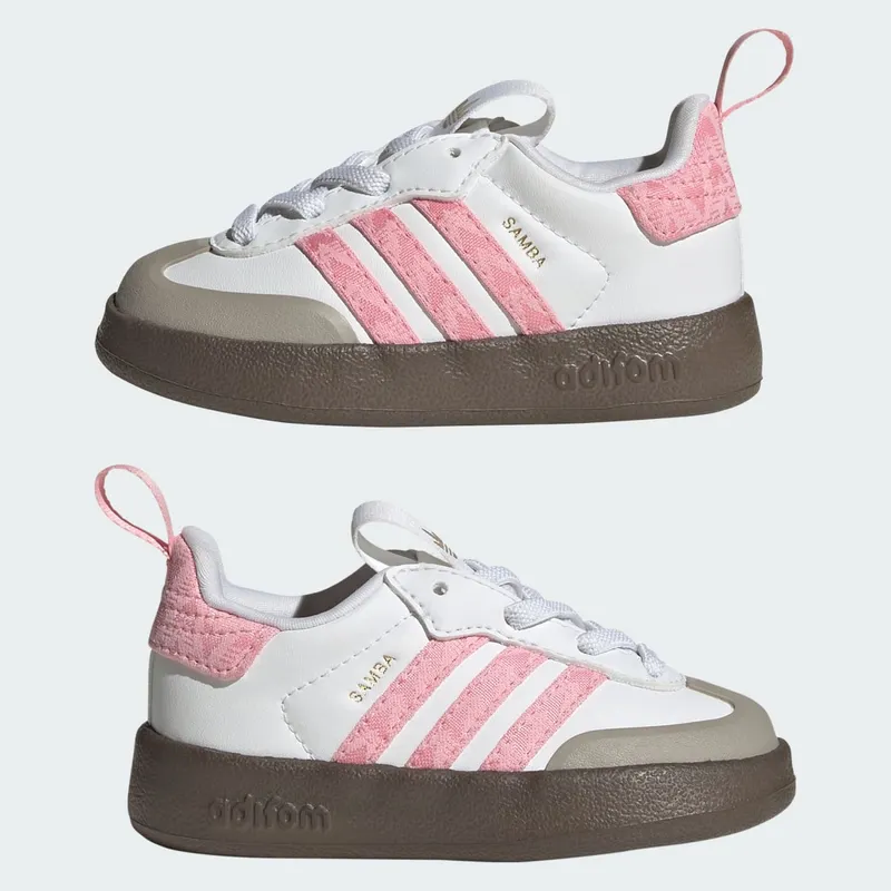 Adidas ADIFOM SAMBA 360 Shoes Cloud White / Light Pink / Clear Granite (IH7043)