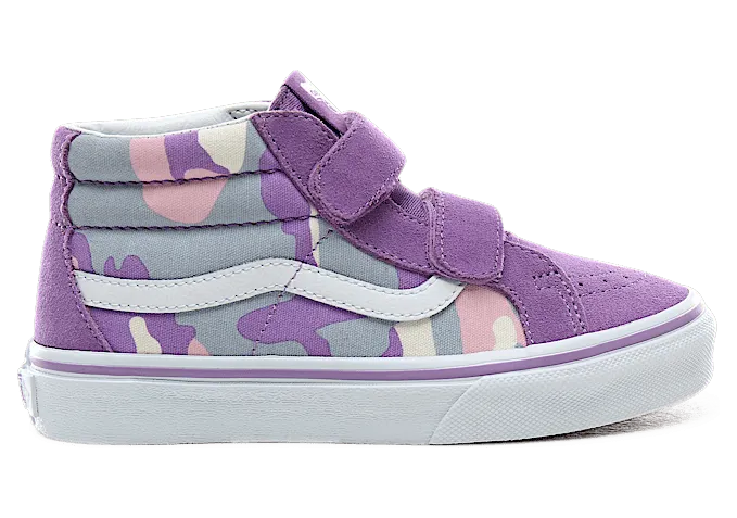 VANS Pastel Camo Sk8-mid Reissue V Schoenen Voor Kinderen (Paars)