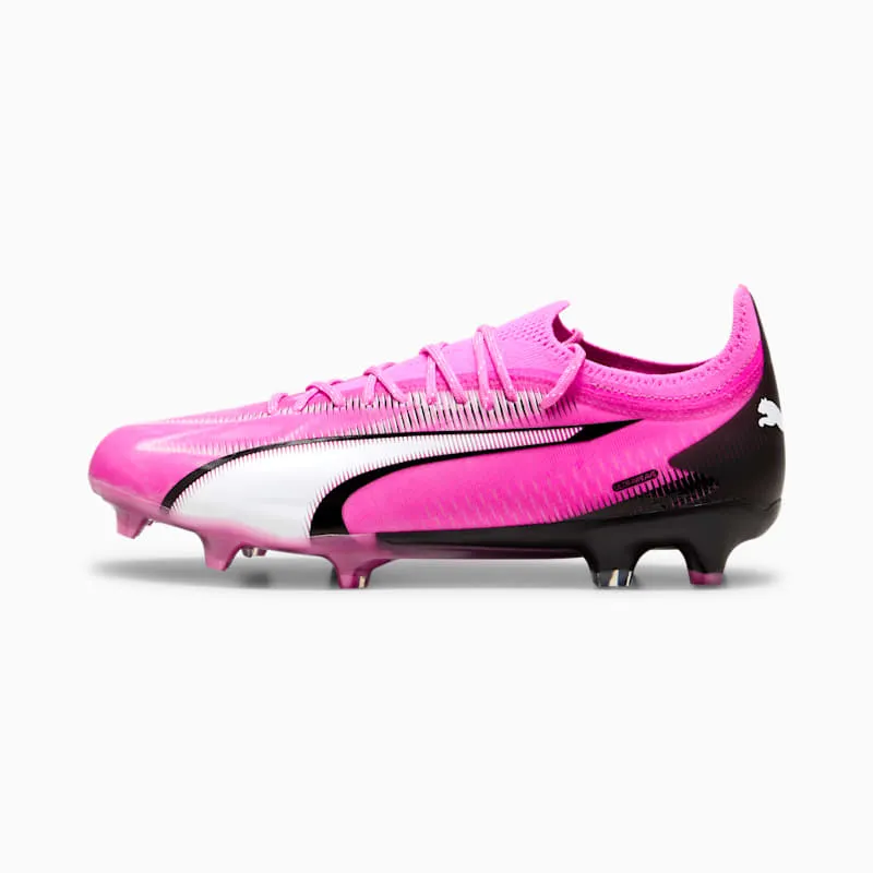 Puma Ultra Ultimate FG Cleats “Pink White Black” (107744-01)
