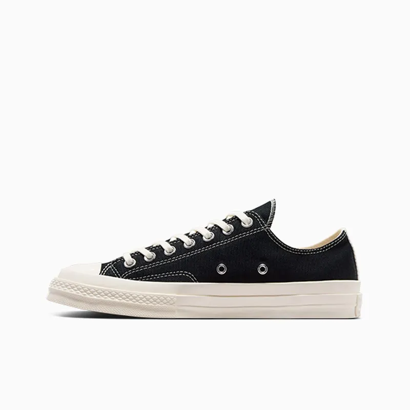Converse PLAY Comme des Garçons Single Heart Chuck 70 Black/Egret/Red (A08804C)