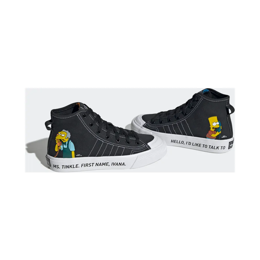 Adidas Nizza Hi RF Core Black / Core Black / Cloud White (GZ3538)