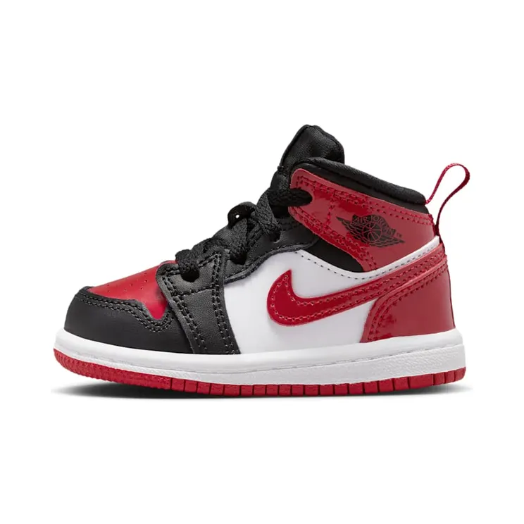 Jordan 1 Mid SE Patent Bred Toe (HV4729-006)