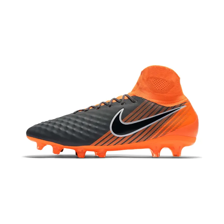 Nike Magista Obra II Pro DF FG “Dark Grey / Total Orange / White / Black” (AH7308-080)