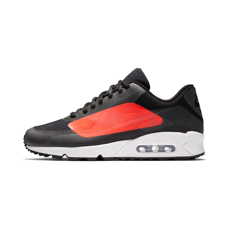 Nike Air Max 90 NS Big Logo “Black / Ember Glow / White / Bright Crimson” (AJ7182-003)