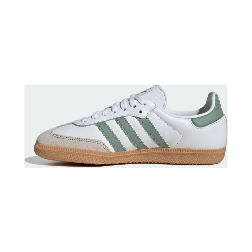 Adidas Samba OG Kids Cloud White / Silver Green / Gum (JP5479)