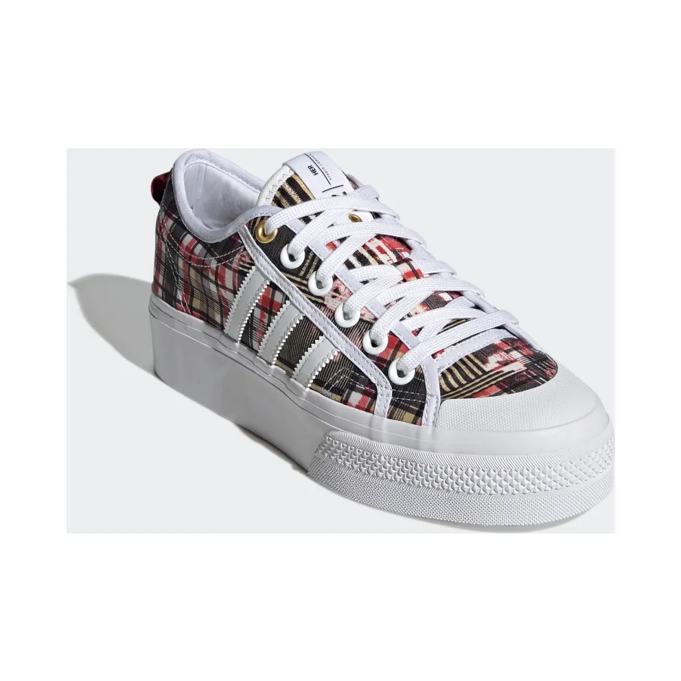 adidas HER Studio London Nizza Platform Multicolor / Cloud White / Collegiate Burgundy (H00530)