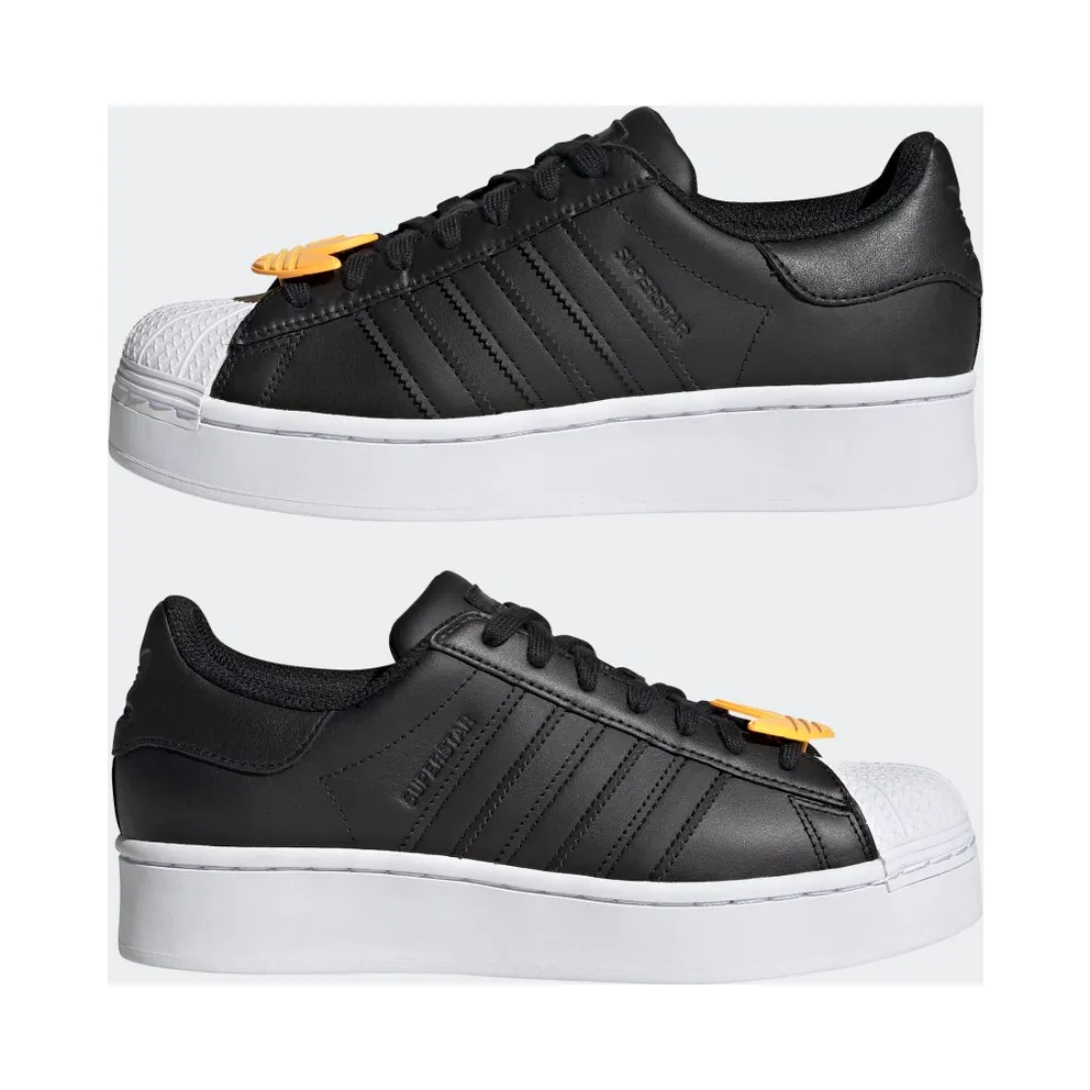 adidas Superstar Bold Core Black / Cloud White / Matte Gold (H04028)