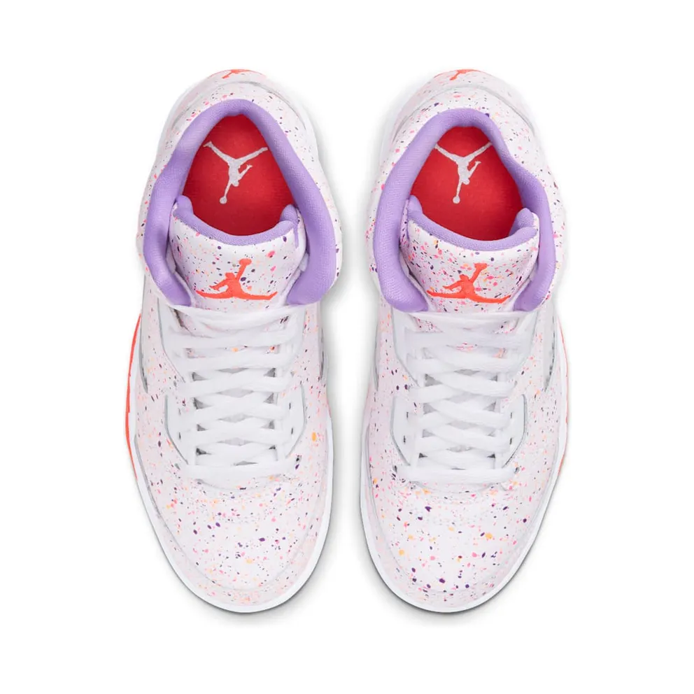 Jordan 5 Retro Easter (2020) (PS) White/Laser Crimson-Voltage Purple (CT1701-100)
