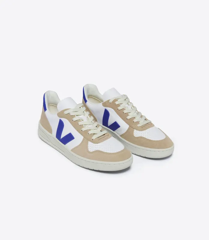 VEJA V-10 ChromeFree leren – Beige (VX0503477)