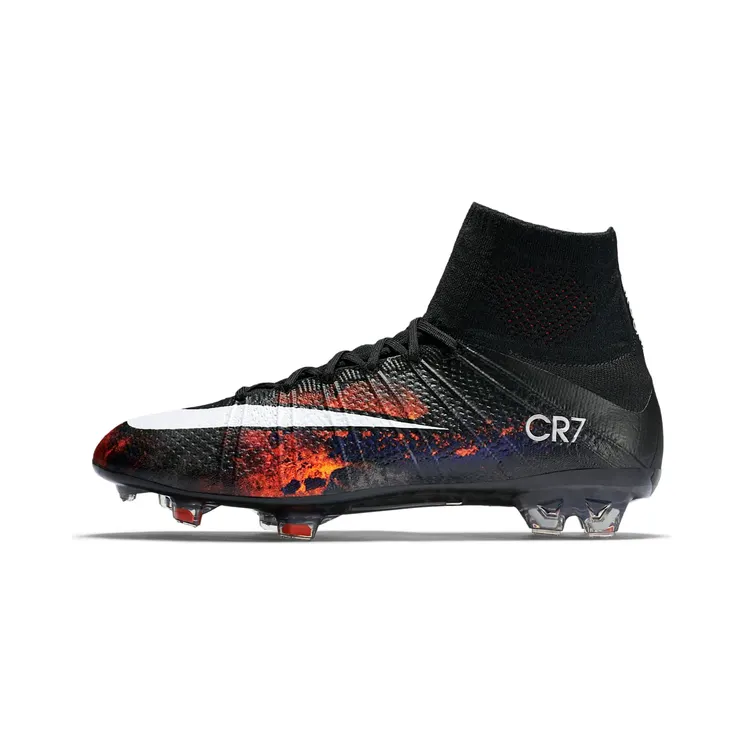 Nike Mercurial Superfly CR7 FG Savage Beauty “Black / Total Crimson / Vivid Purple / White” (677927-018)