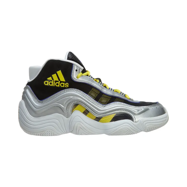 adidas Crazy 2 Basketball Shoes Silver Metallic/Light Yellow/Night Flash