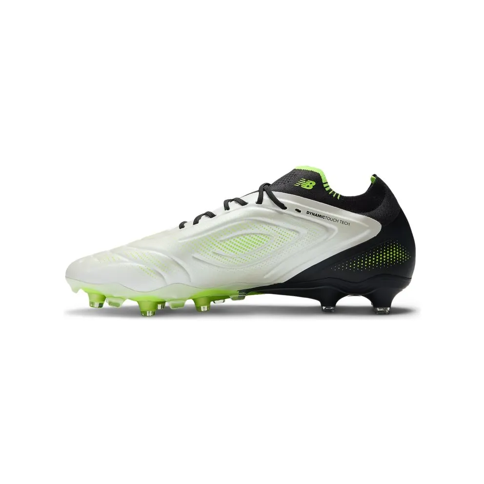 NEW BALANCE TEKELA ELITE LOW LACED FG V5 “White / Black / Pixel Green” (ST1FLSP5)