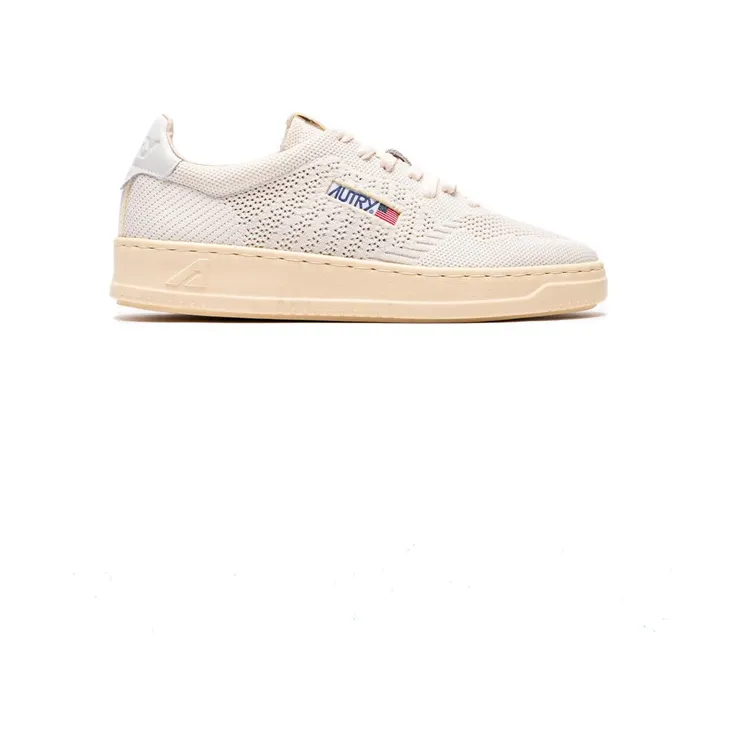 Autry Easeknit Low “White / Ivory” (EKLWKN08)